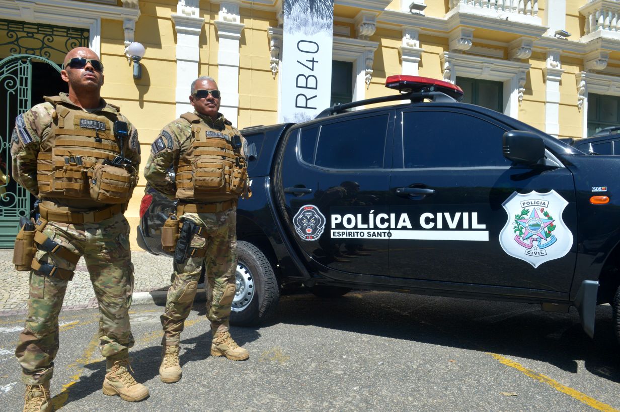 PCES - Polícia Civil recebe novas viaturas nesta segunda-feira (13)