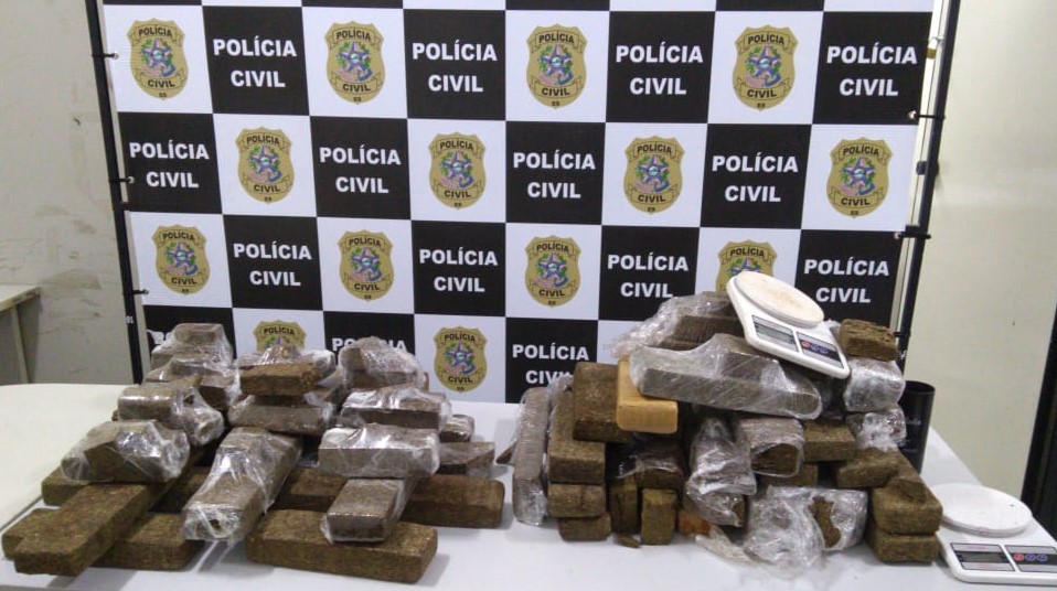 IMAGEM APREENSÃO 40 KG DE MACONHA
