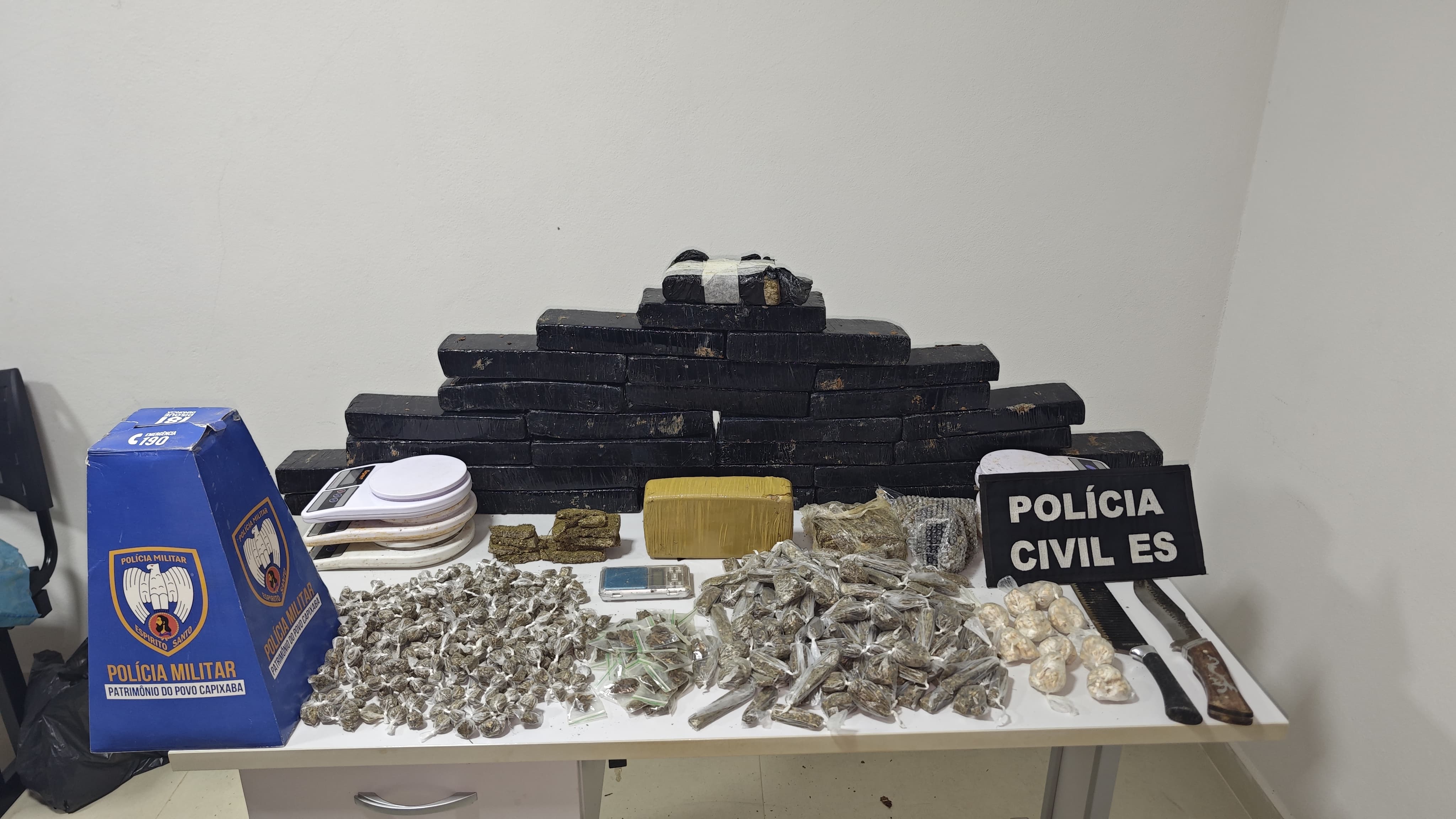 preensão de drogas Vila Valério