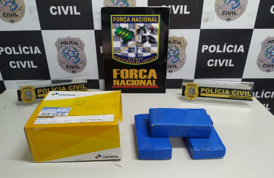 Denarc apreende maconha enviada pelo correio para o Espírito Santo