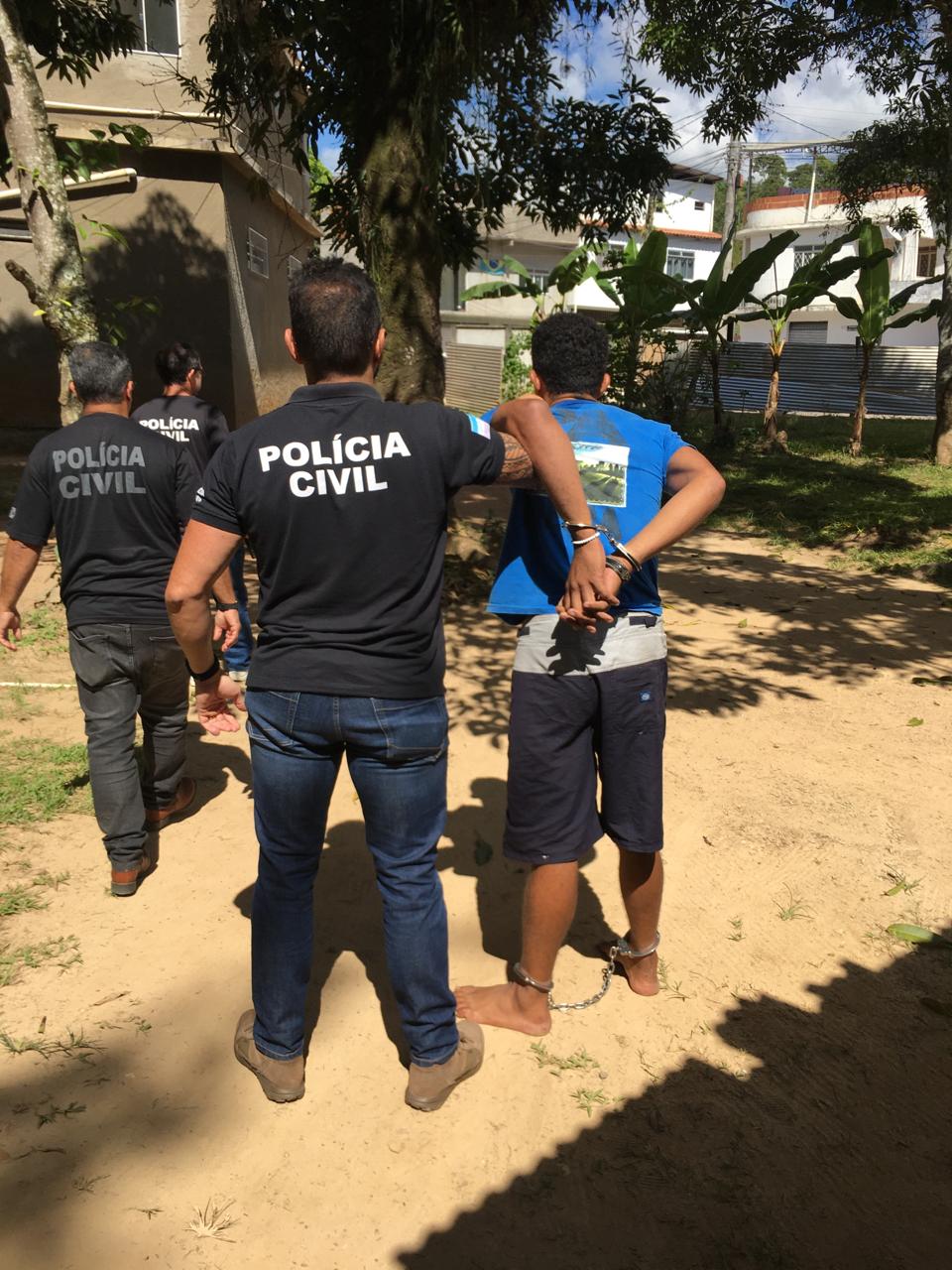 Polícia Civil prende suspeito de diversos crimes em Guaçuí